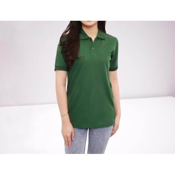 Kaos Polo Kerah Wanita/Kaos Polo Wanita/Kaos Kerah Wanita/Kaos Seragam - ARMY, M