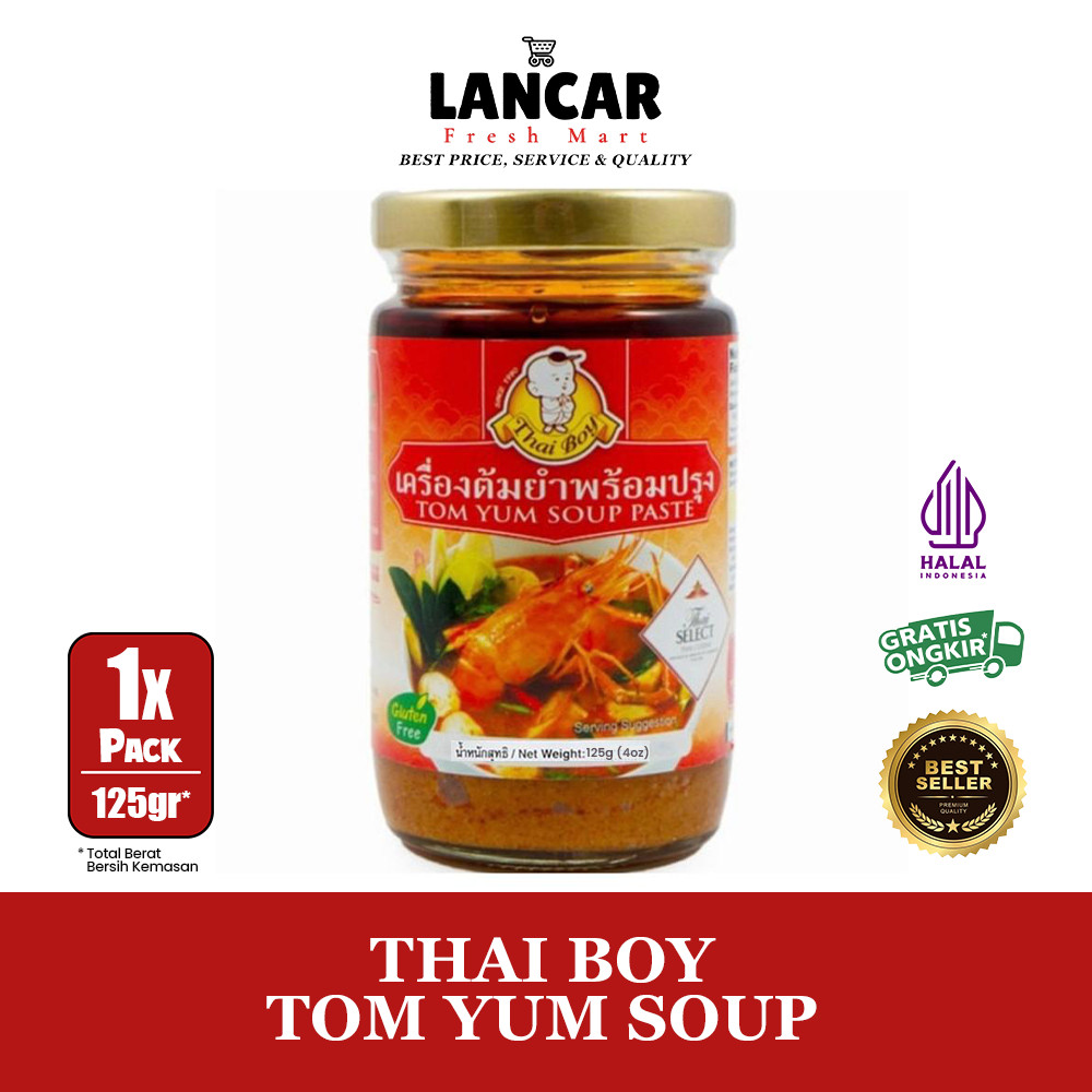 

THAIBOY TOM YUM SOUP PASTE 125GR IMPORT