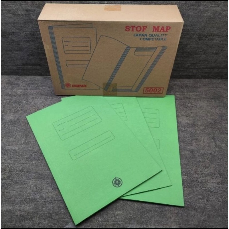 

Stofmap New Compass Stopmap Kertas Buffalo ASLI bukan cetak Stof map 5002 Stop map 50pcs