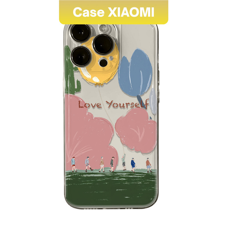 Casing Xiaomi Redmi Poco BTS Love Yourself Case Bening Clear Case Redmi Note 13 Pro 5G 12C 10A 9A 9T