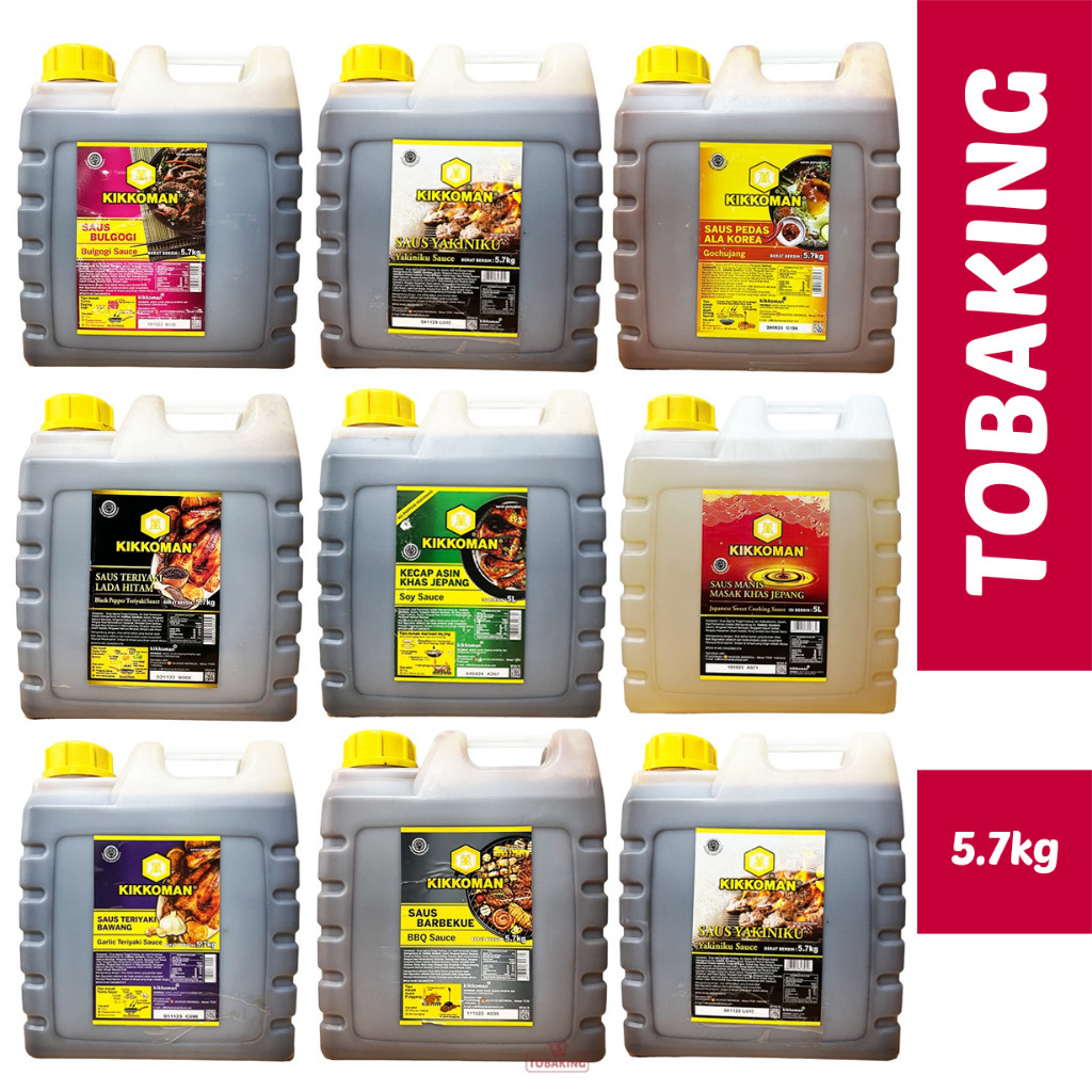 

new offer Kikkoman Jerigen 5L Saos Korea Saus Gochujang Takoyaki Bulgogi