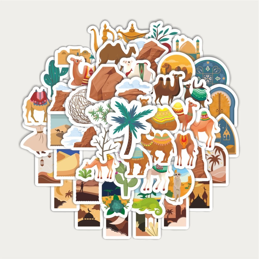 

Sticker Pack Stiker Gurun Camel Kartun | Sticker TUMBLR | Stiker LAPTOP KOPER HELM