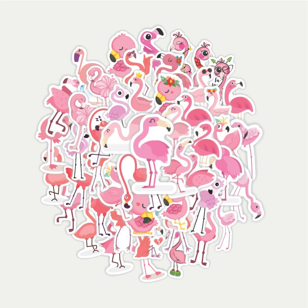 

Sticker Pack Stiker Hewan Burung Flamingo | Sticker TUMBLR | Stiker LAPTOP KOPER HELM