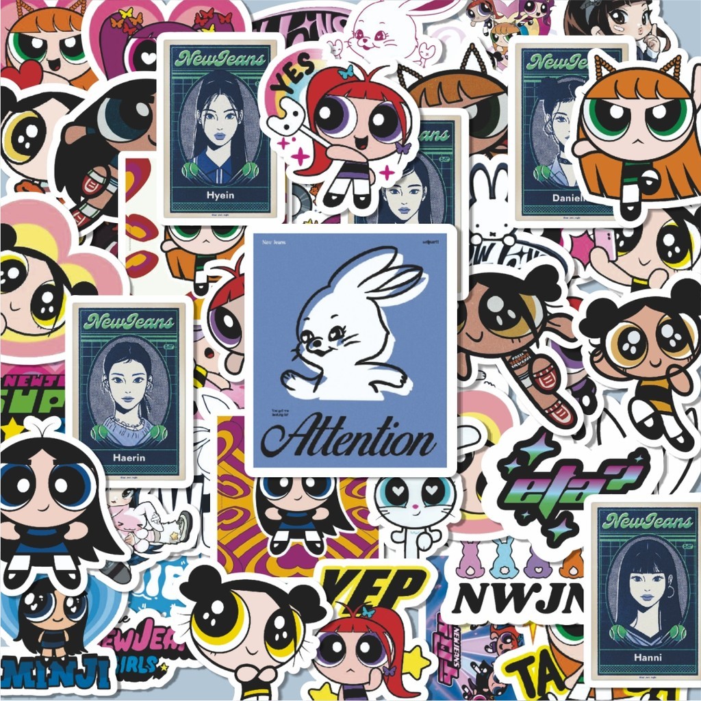 

Stiker Aesthetic Stiker Anti Air Stikers Berperekat Waterproof sticker decal buat Motor Helm Buku Journal Koper Casing HP Laptop Botol Minum Hadiah anak Stiker Power Puff Girls New Jeans V2 Dekorasi Lucu Kreatif untuk Notebook, Skateboard, HP