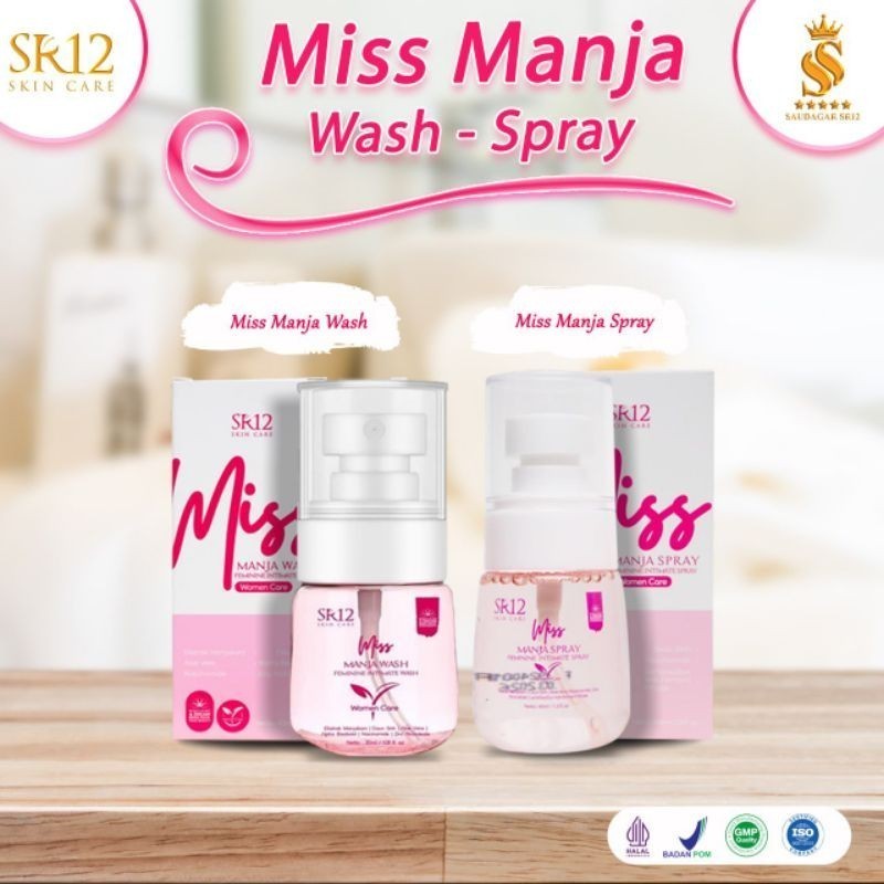 

ASLI 100% SR12 Miss Manja Wash and Spray Merapatkan Miss V Mengatasi Bau Tidak Sedap Dan Aman Harum Tahan Lama