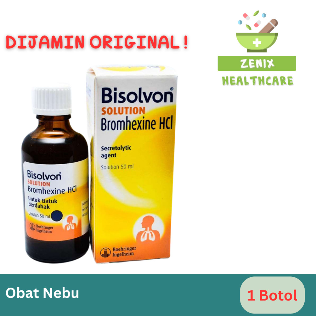 Bisolvon Solution Untuk Nebulizer/Uap