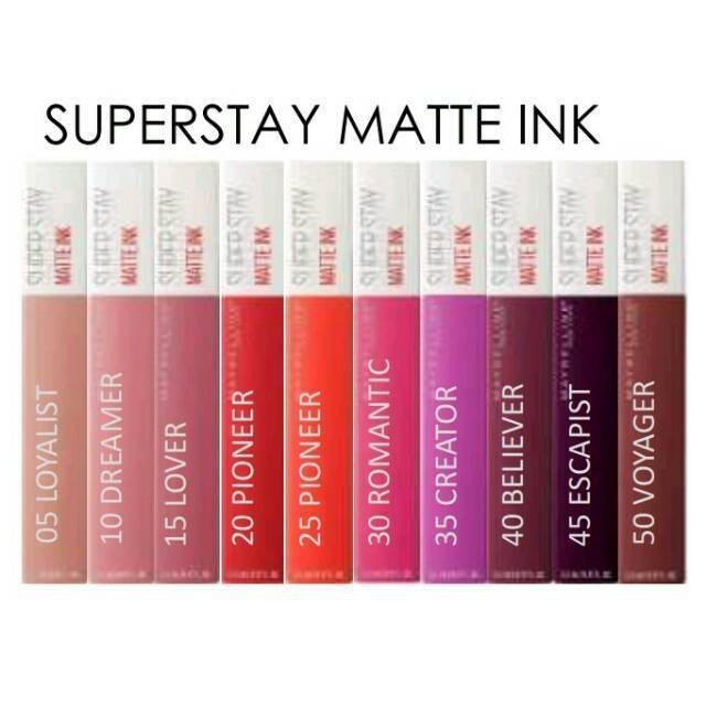 

Maybelline Superstay Matte Ink Lipstick - 100% Original