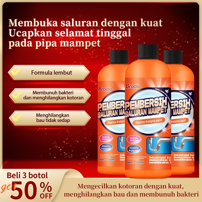 Brodio - Pembersih pipa mampet, pipa kotor, solusi closet mampet, wastafel/saluran air mampet pember
