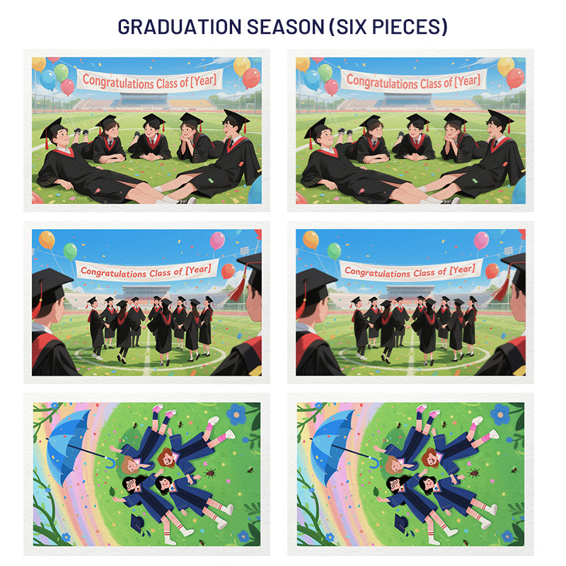 

HENNCER Personalized postcard with NFC function DIY writable postcard Art themed greeting card, message, invitation card, gift