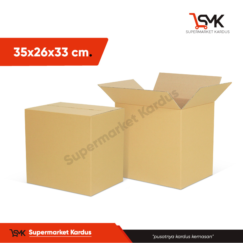 

Box 35x26X33 cm (Pelet) Kardus/Karton/Kemasan/Packing/Hampers/Boxnormal/Normal/Tinggi33