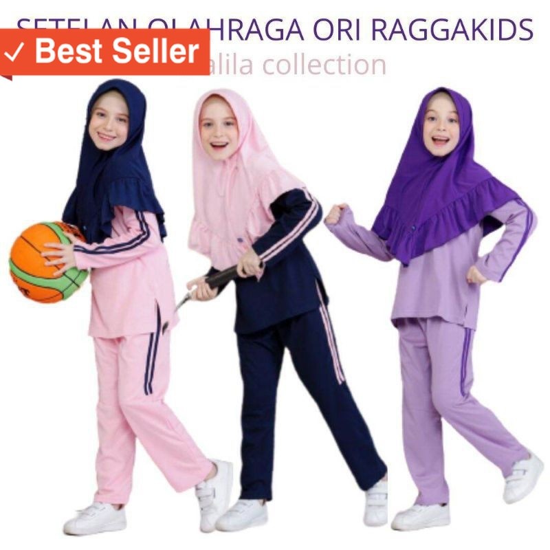 Baju Olahraga Anak Kekinian Sport / Setelan Olahraga anak perempuan Raggakids | Baju olahraga anak B