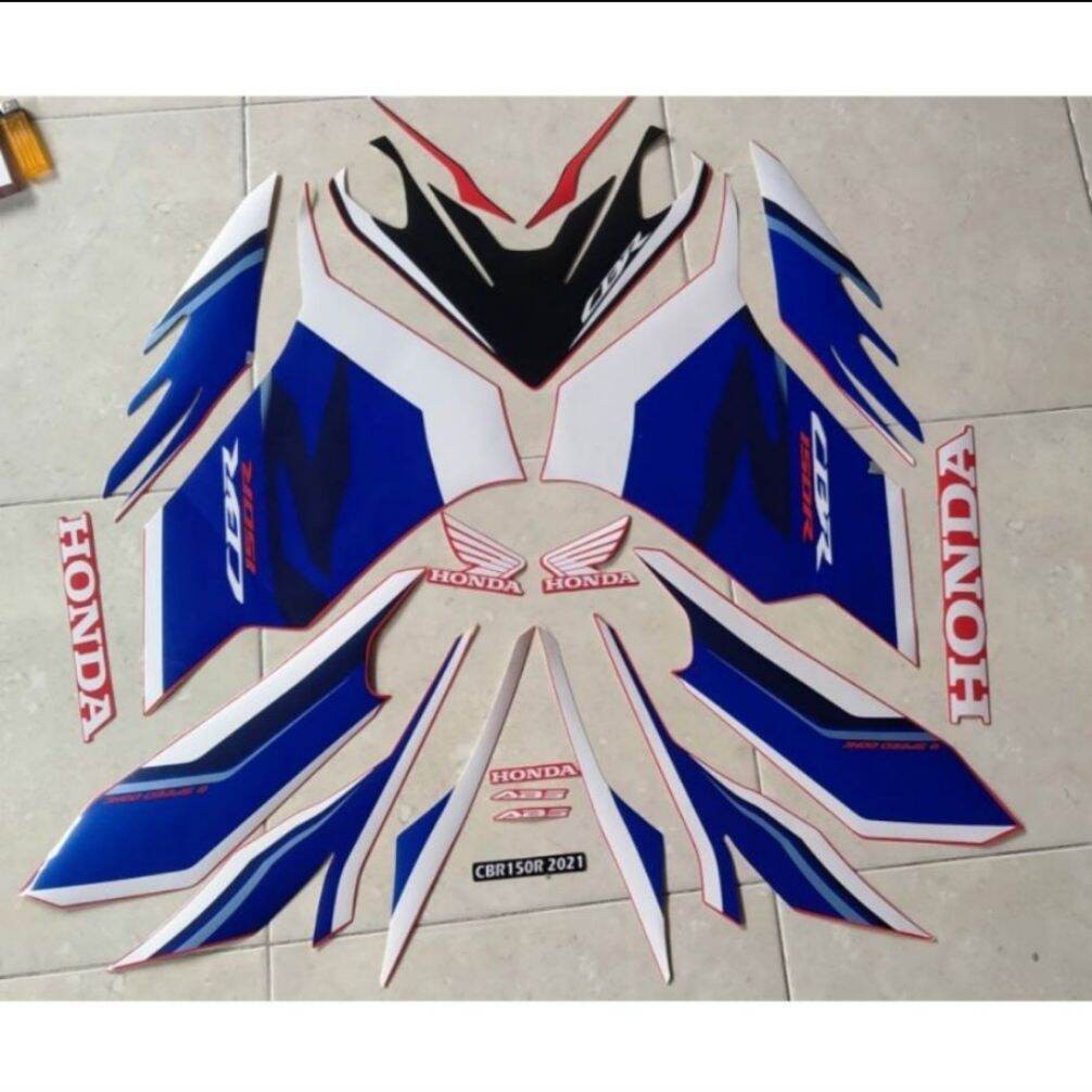 Striping Ori body Honda CBR 150R Facelift new abs 2021 2022 stiker bawaan original bodi honda cbr 15