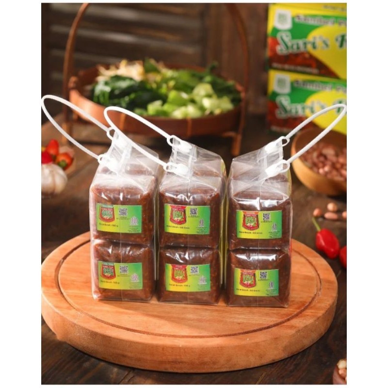 

H FJM-02 Sambal Pecel Sari Rasa Kemasan Tali / Bumbu Pecel ___