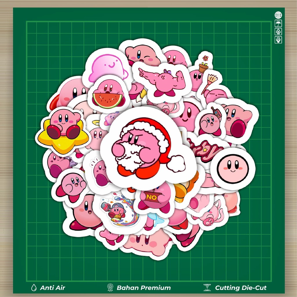 

HOT 50 PCS STIKER Stiker Karakter Kirby V3 Stiker Fashion Cars Decal Dingin Kartu Album Custom Vinyl Anti Air- Sticker Aesthetic Buku Journal Koper Casing HP Tablet Laptop Helm Motor Botol Minum