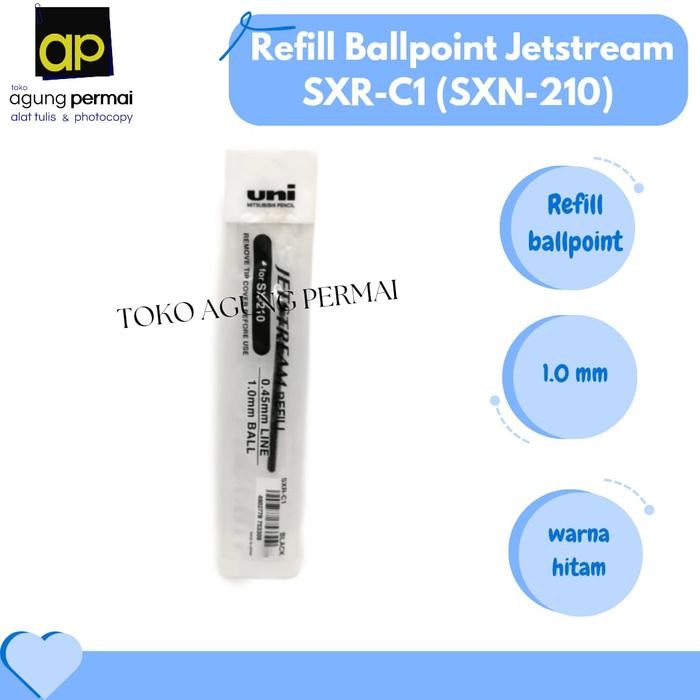 

Refill Ballpoint Uni Jetstream SXR-C1 for SXN-150-10 - Hitam