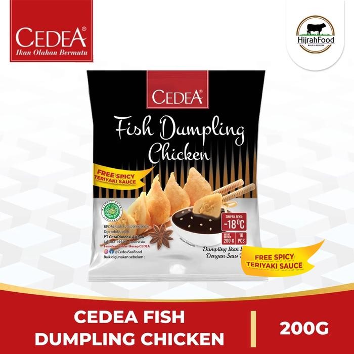 

CEDEA Dumpling Ayam 200 gr Fish Dumpling Chicken Free Saus Teriyaki