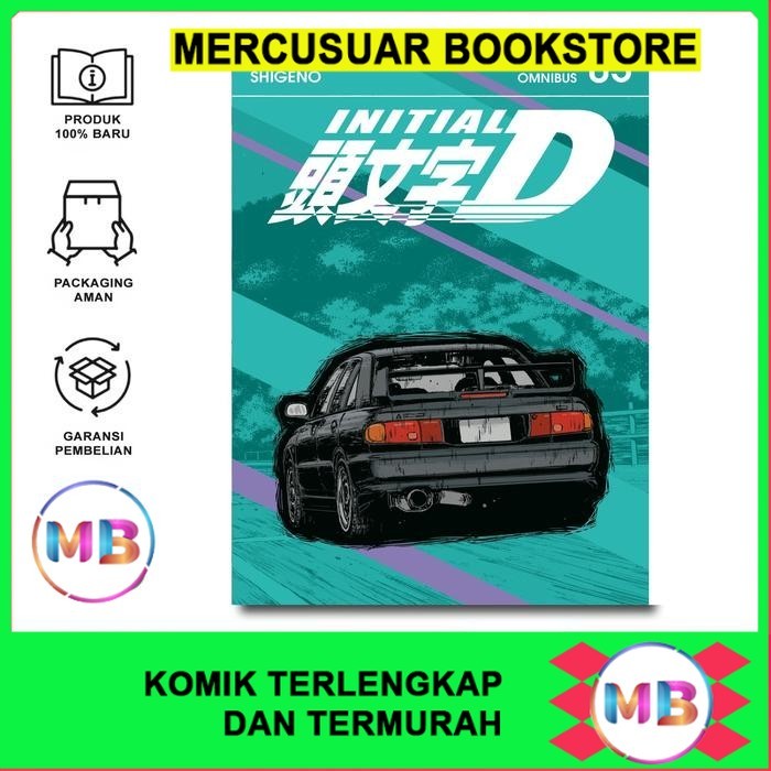 Komik Initial D Omnibus 5 by Shuichi Shigeno - MercusuarBookstore