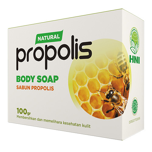 SABUN TRANSPARAN PROPOLIS HNI 100gram - Sabun Propolis HNI