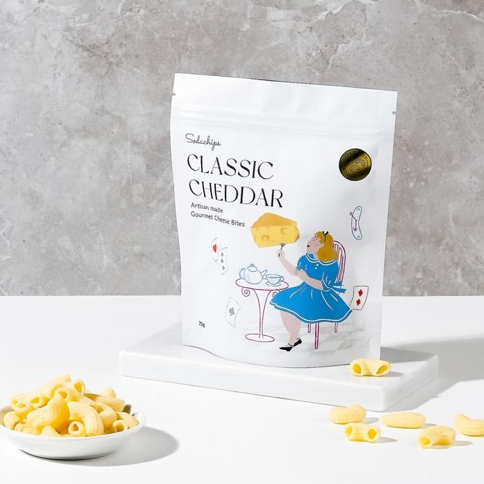 

Terjangkau -[NEW] CLASSIC CHEDDAR Cheese Bites (Small) - healthy snack by Sodachips