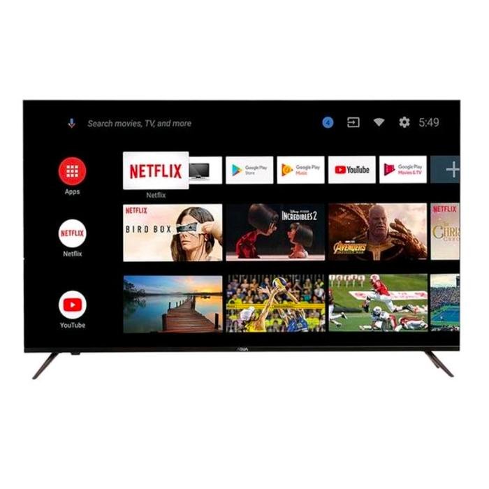 LED AQUA 58 IN ANDROID AQT-58K85EUX GARANSI RESMI 58 inch TV SMART TV