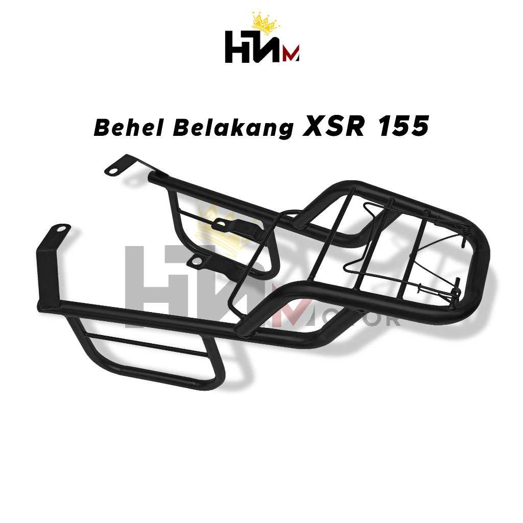 HM-Behel Belakang YAMAHA XSR 155 Bagasi Belakang xsr 155 Backrak Tas samping XSR 155 Best Seller (Br