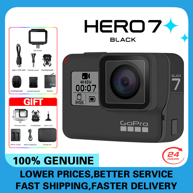 GoPro HERO7 Black Action camera HERO7 Black in Polar White (Limited Edition) Sports Camera 4K HD por