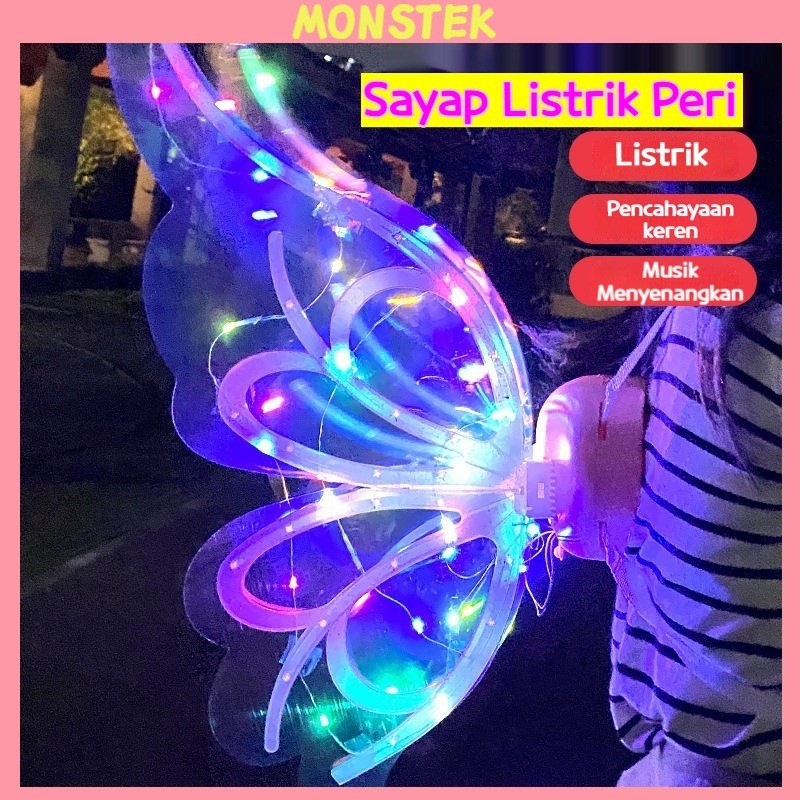 MUT♥︎  lperempuan sayap kupu kupu /sayap kupu kupu besar /anak istrik sayap malaikat kupu-kupu sayap