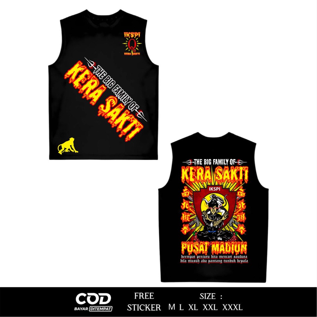 Singlet-IKSPI Singlet IKSPI Terbaru-Singlet IKSPI The Big Family Of Kera Sakti Pusat Madiun Sablon D