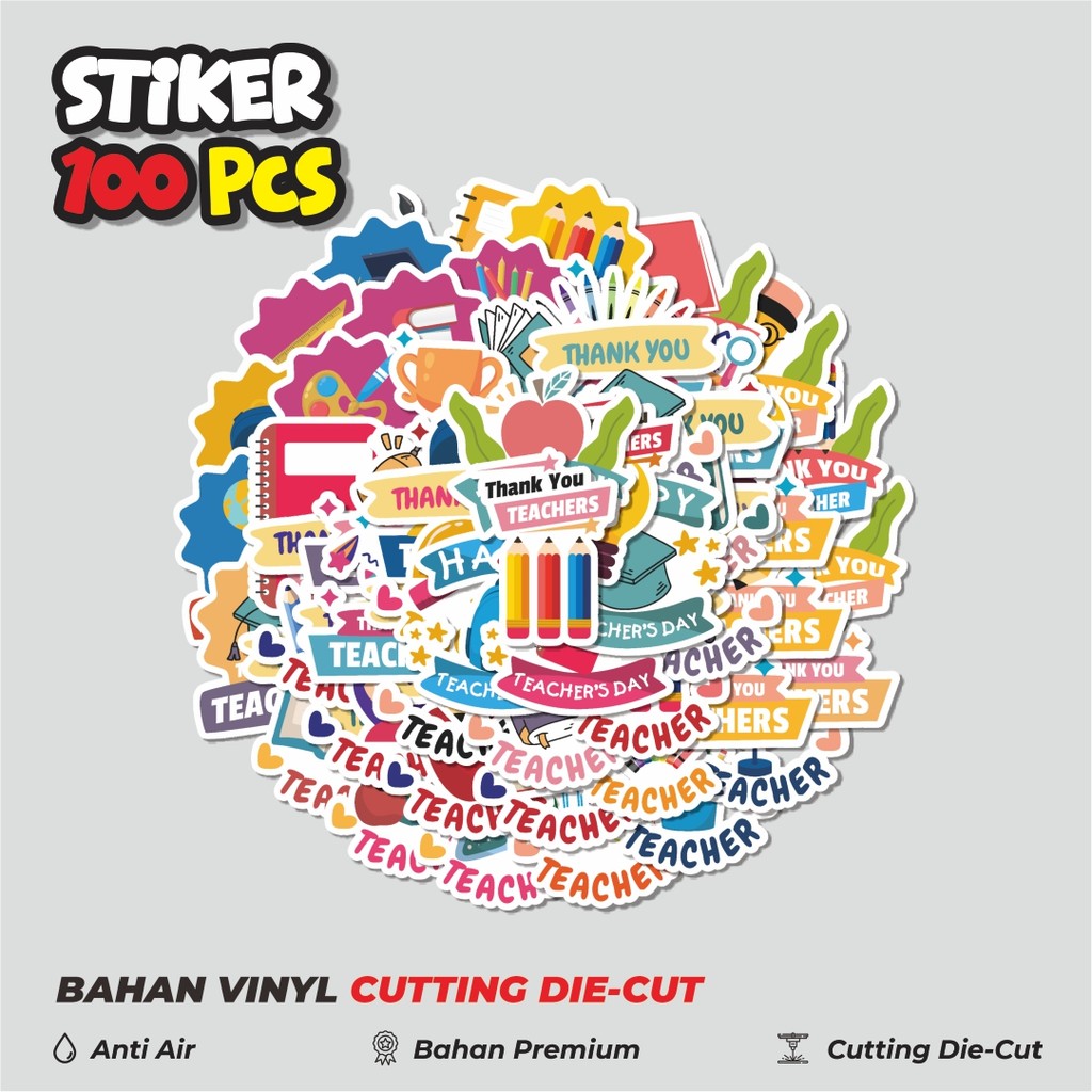 

Terbaru! 50 pcs Stiker Thank You Versi 1 Dekorasi Lucu Kreatif untuk Notebook, Skateboard, HP