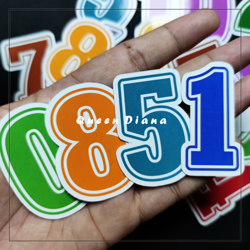 

STIKER PRINTING A3 ANGKA WARNA WARNI BISA PILIH ANGKA TINGGI 5 CM WARNA RANDOM GLOSSY