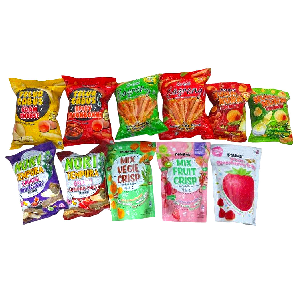 

PAMMA KERIPIK BASRENG /NORI/MIX/KURA-KURA/GABUS ALL VARIAN