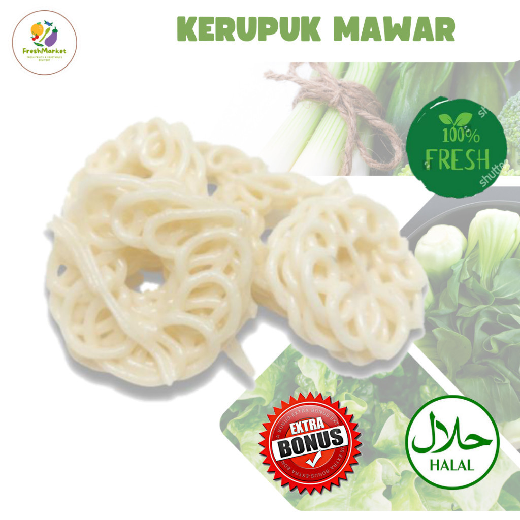 

Kerupuk Mawar Uyel Gurih 1 Bungkus Sayurinstant