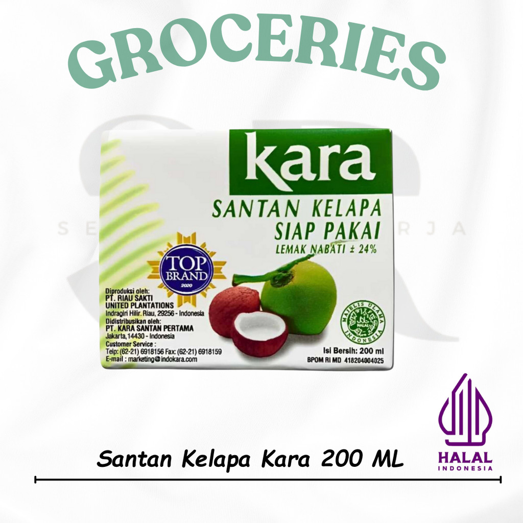 

Kara Santan Kelapa Cair 200 ml
