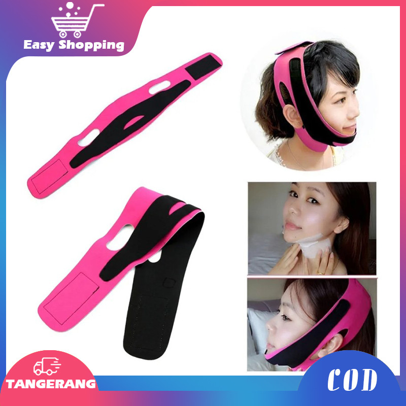 Sabuk Penirus Pipi Alat Penirus Pipi Dan Dagu V Shape Sliming Cheek Belt Penirus Wajah