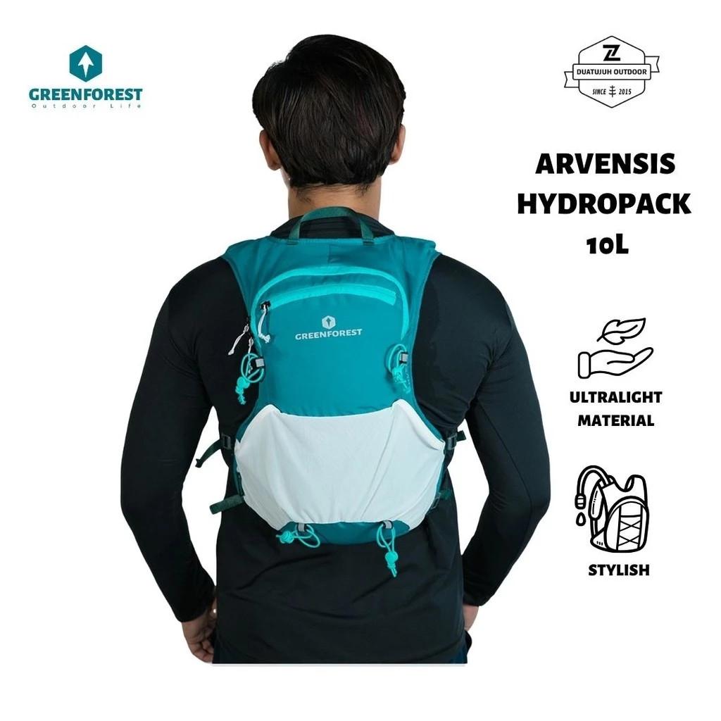 Greenforest Arvensis Hydration Pack 10L Tas Trail Running Sepeda Original Hydropack