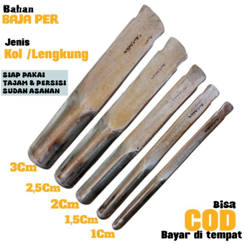 Eceran Pahat Tebal Ukir Kayu Model Lengkung Kualitas Terbukti