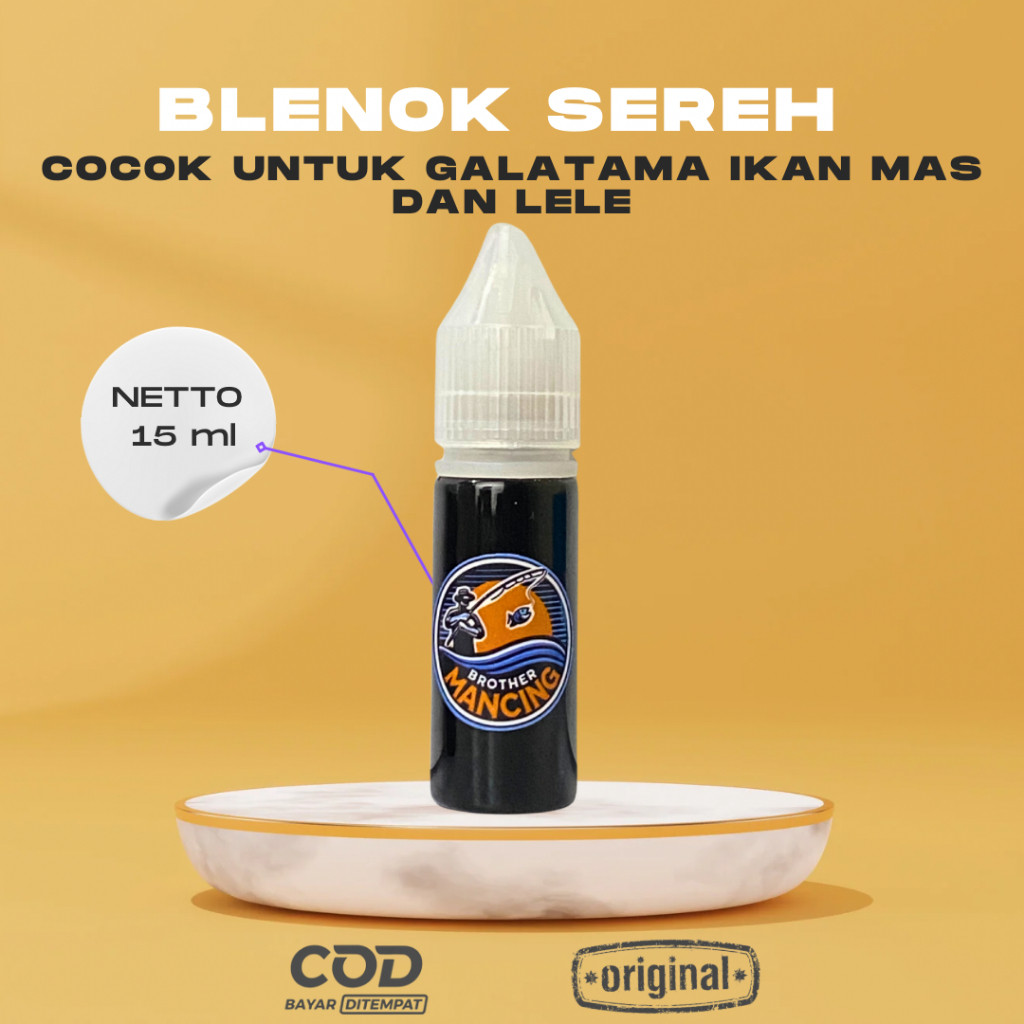 Esen Oplosan Blenok / Belenok Sereh Ikan Mas Lele 15ml