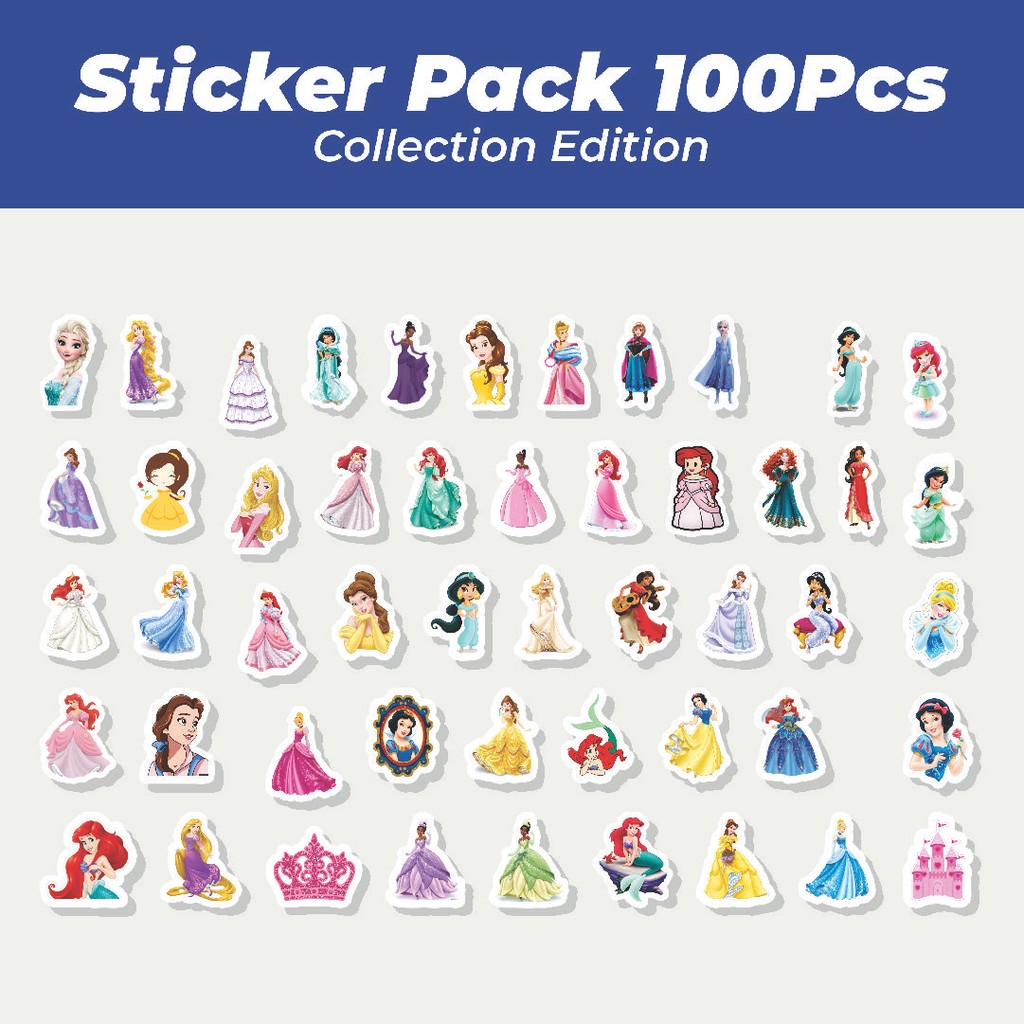 

Hot Stiker Princess Disney Lucu Anti Air Stikers Berperekat Waterproof Sticker Decal Buat Motor Helm Buku Journal Koper Casing HP Laptop Botol Minum