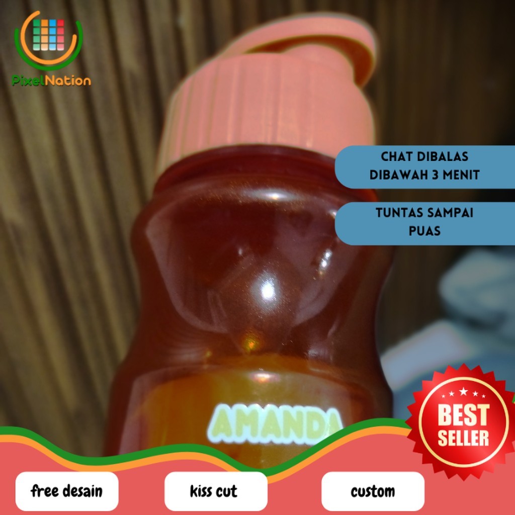 

PiNat - Stiker Penanda Barang Perabot Sendok Permanen UV DTF Anti Air