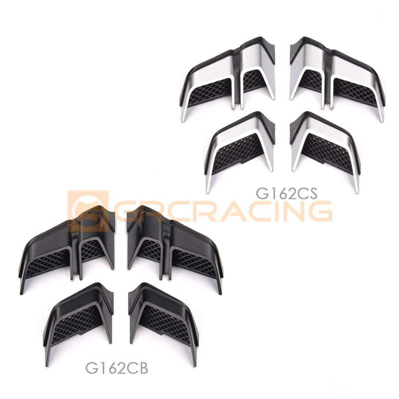 Simulation Decoration Wheel Eyebrow Side Exhaust Ventilation Grille Kit For 1/10 Rc Crawler Car Trax