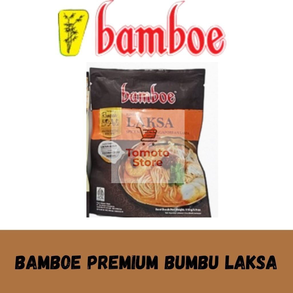 

✨ TOMOTOSTORE ✨ BAMBOE Premium / Authentic Recipe Bumbu Laksa Spice Mix for Singaporean Laksa