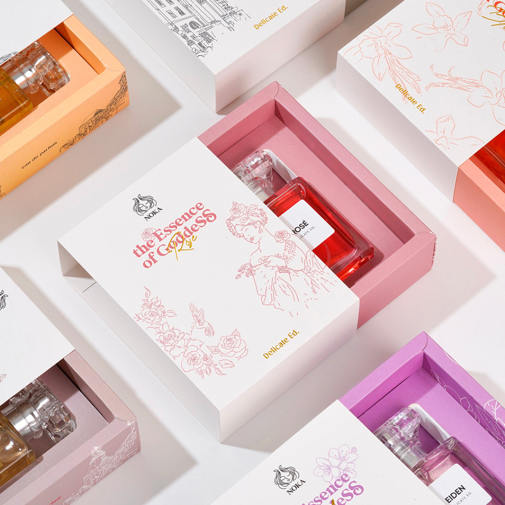 INSPIRED NOKA Perfume - Unisex DELICATE EDITION (Bloom, Fiesta, Creame, Eiden, Rose, Joy) BY ESSENTI