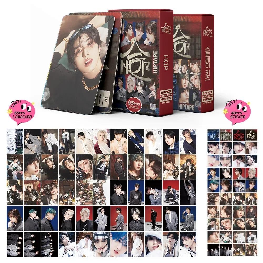 

55+40Pcs/Set KPOP straykids New Album Photocards collection Lomo Cards High Quality Print Photo cards fan gift