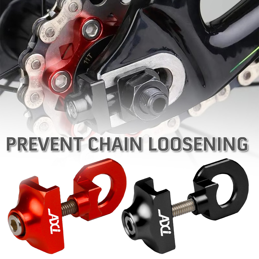 1PC Setelan Rantai Sepeda tensioner rantai sepeda pengencang rantai sepeda - Hitam / Merah