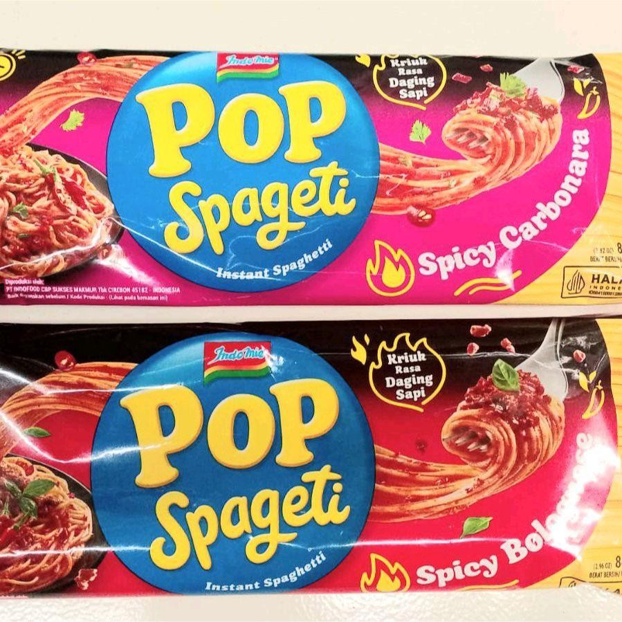 

INDOMIE POP Spageti Rasa Carbonara dan Bolognese 84gr