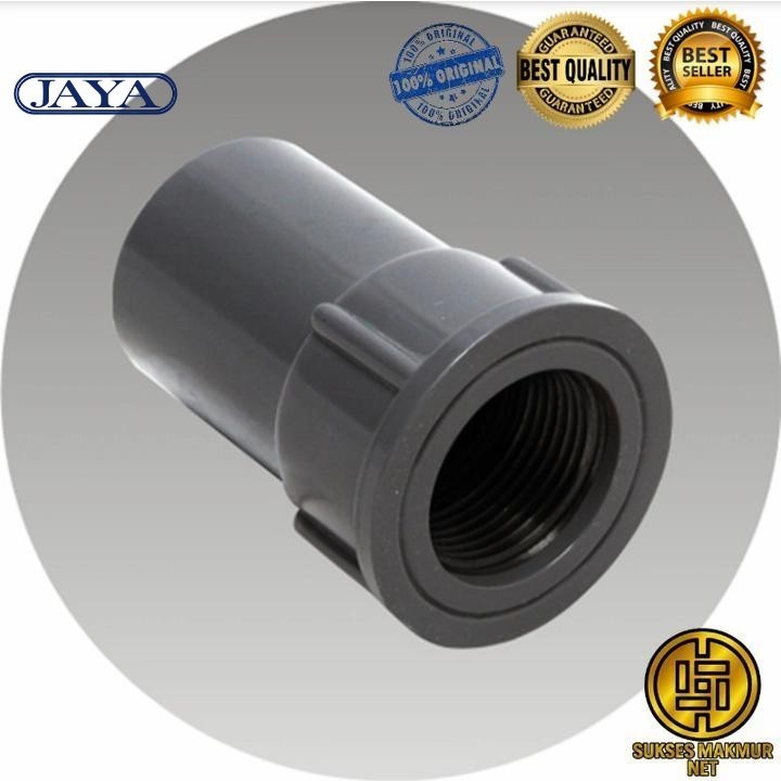 [JAYA] Sock drat dalam PVC ts 1/2" inch AW SDD pvc / sok drat dalam AW 1/2" inch pvc / Faucet socket