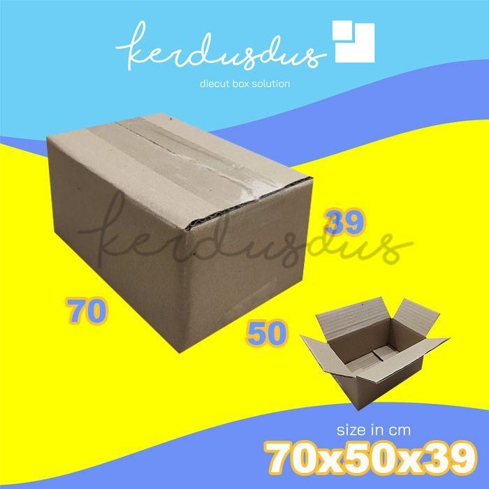 

70x50x39cm kardus box karton kotak packing packaging POLOS SHEET