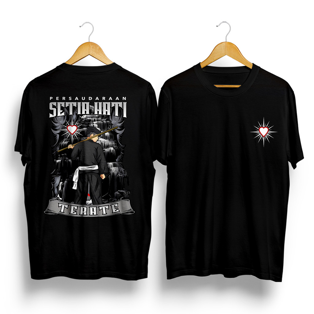 Kaos Psht Terbaru Distro Terate Kaos Pria Keren Lambang Psht Baju warga sh Terate- kaos