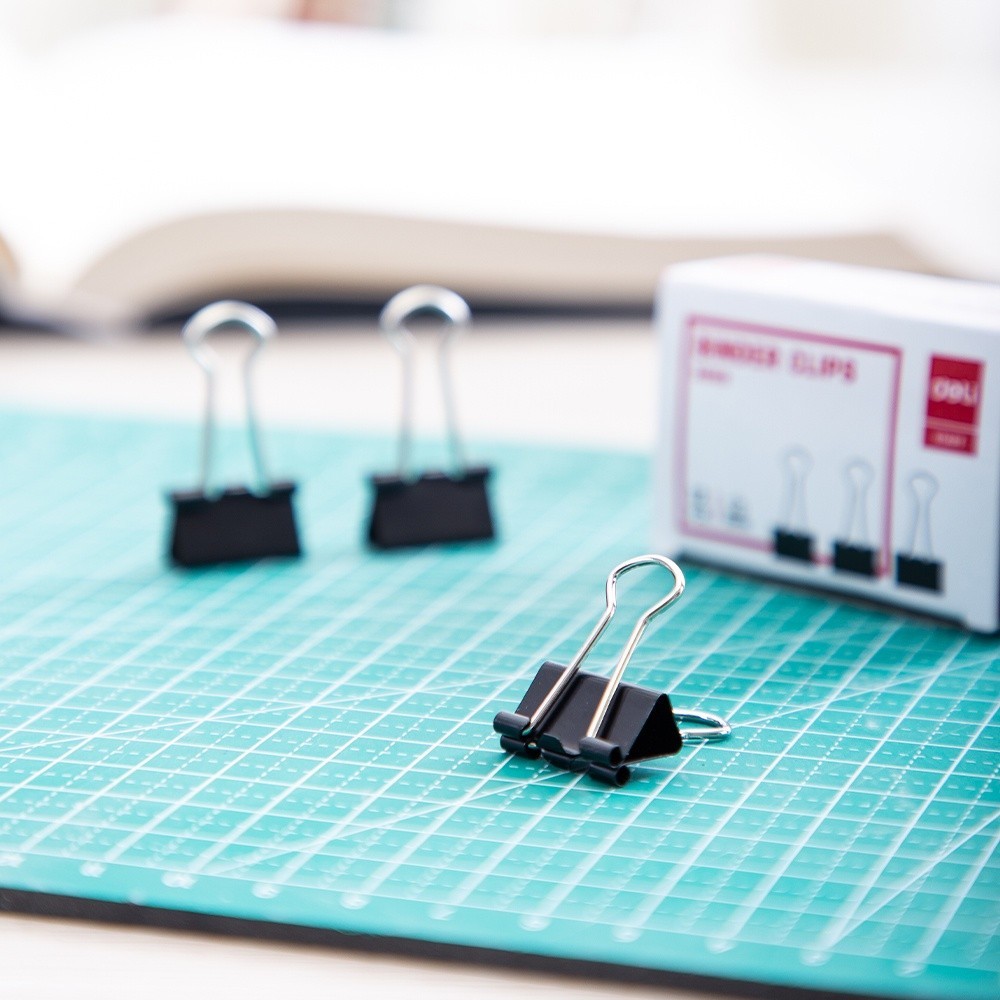 

Deli Binder Clip 19Mm bebas karat dilapisi oleh eletroforesis (107) E38565