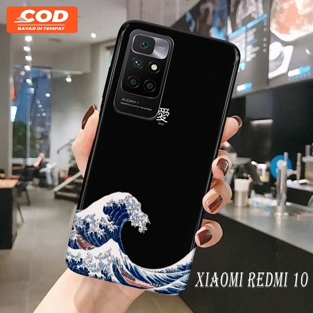 Case REDMI 10 Fashion Casing TULISAN MANDARIN Hardcase 3D Fullprint Kesing REDMI 10 - Casing REDMI 1